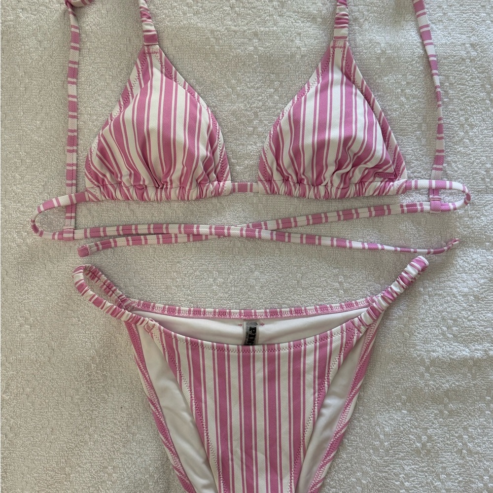 Victoria's Secret Pink Striped Bikini